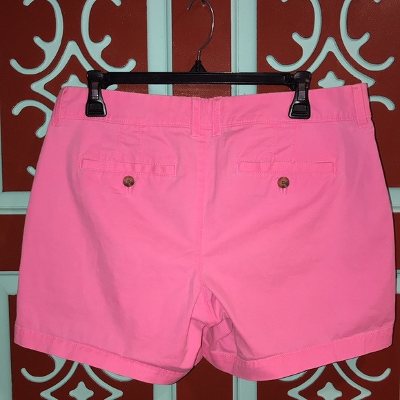 Women’s Neon Pink Khaki Shorts Size 8 Old Navy - Picture 6 of 9